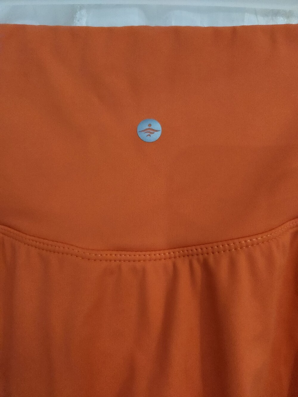 HALARA Orange Athletic Skort with Built-In Shorts - Picture 3 of 10